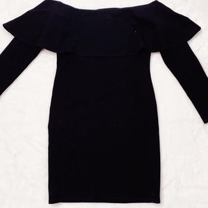 Forever 21 bodycon black dress